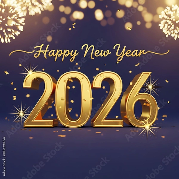 Obraz Happy new year 2026