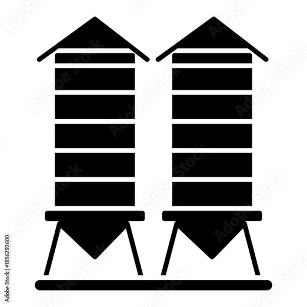 Obraz Silo tank icon