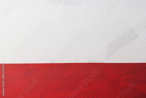 Obraz 和柄の背景セット_白い壁と赤い地面