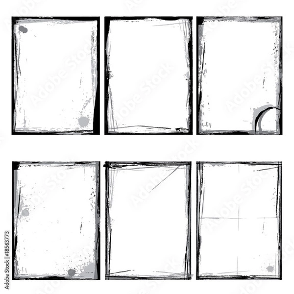 Fototapeta Grunge Frames, Borders and Textures