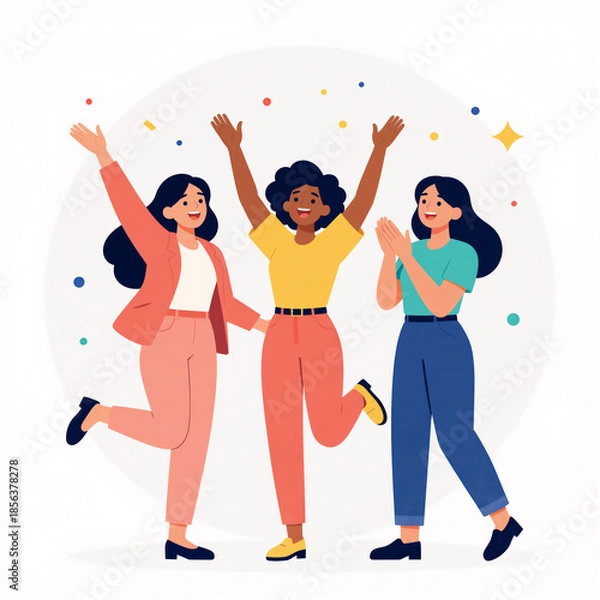 Obraz young people dancing