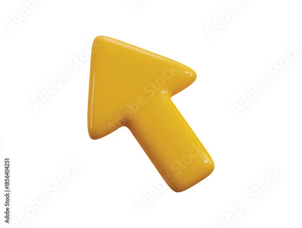 Obraz Mouse cursor icon 3d render concept of computer mouse cursor icon vector illustration