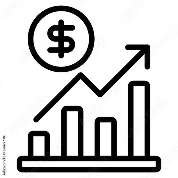 Obraz Financial Growth Increase Icon