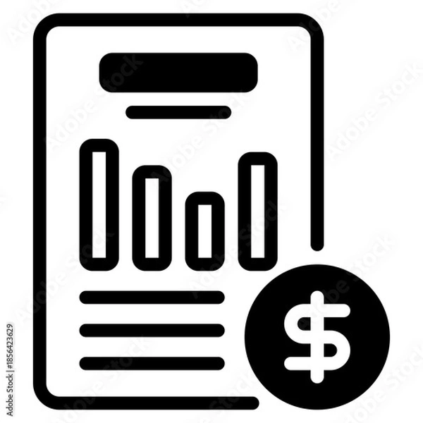 Obraz Financial Report Icon