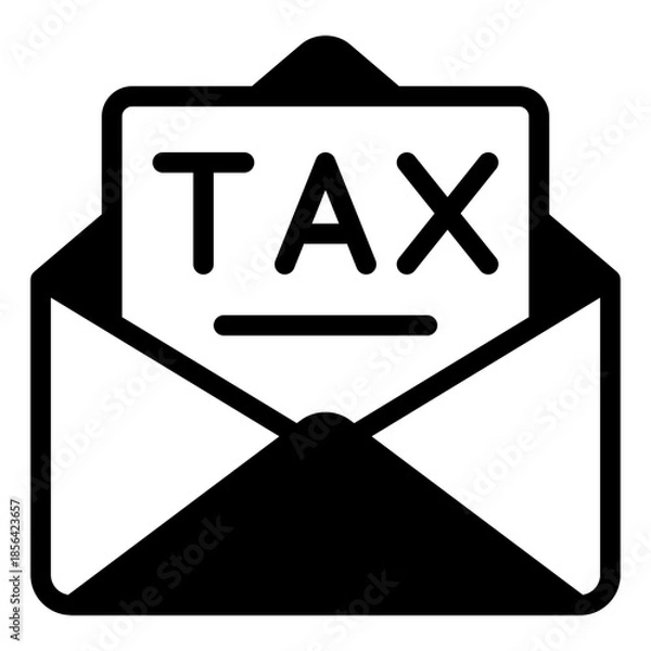 Obraz Tax Notification Envelope Icon