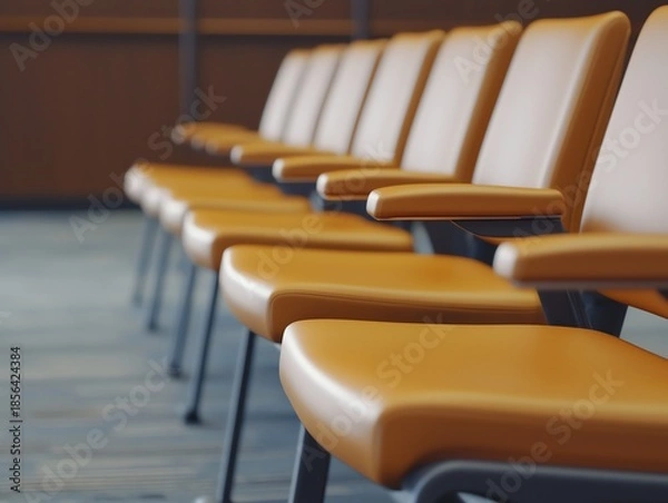 Obraz Corporate assembly for elite networking in professional facility