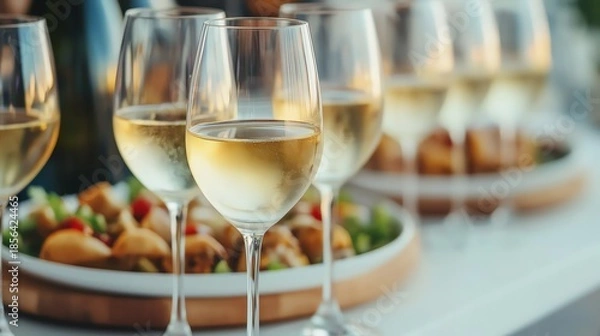 Obraz Corporate gala with networking reception in elegant event facility