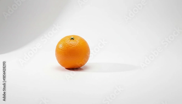 Obraz Orange on a clean white background