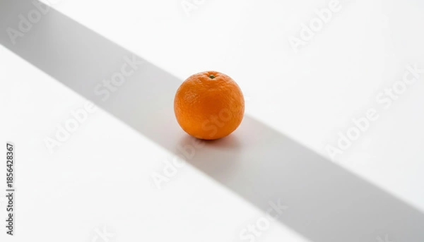 Obraz Orange on a clean white background