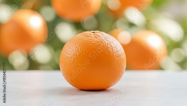 Obraz Orange on a clean white background