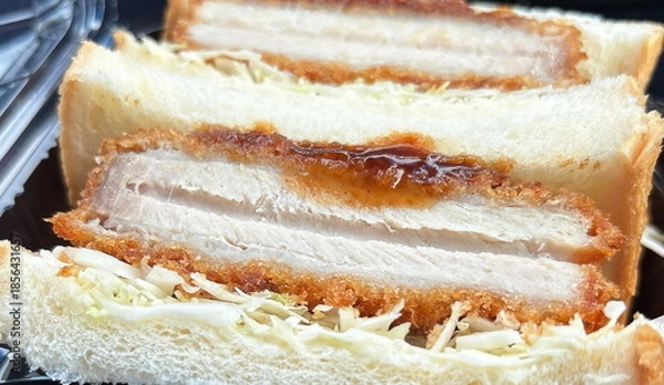 Obraz かつサンド_パン_サンドイッチ