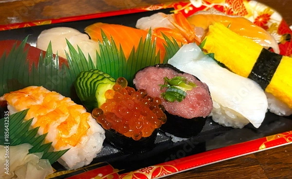 Obraz 握り寿司の盛り合わせ