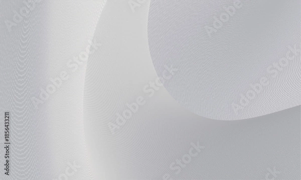Obraz Abstract white wavy cloth background