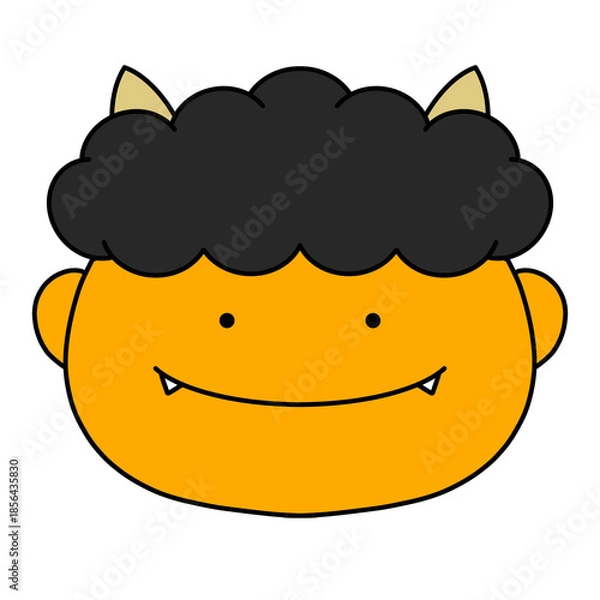 Obraz 節分の鬼のイラスト