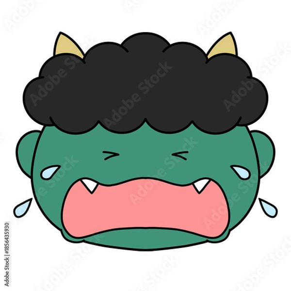 Obraz 節分の鬼のイラスト