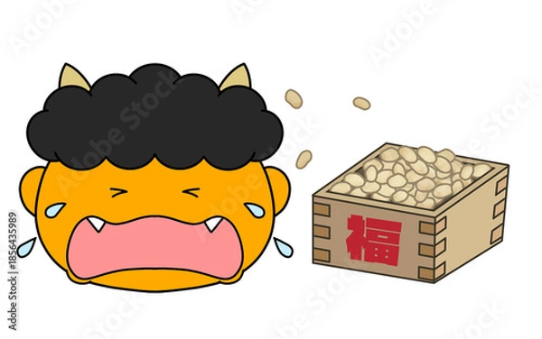 Obraz 節分の鬼のイラスト