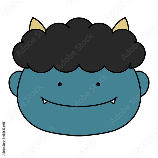 Obraz 節分の鬼のイラスト