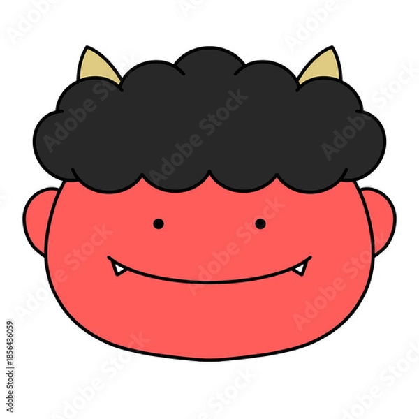 Obraz 節分の鬼のイラスト