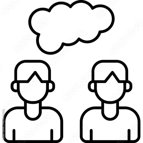 Obraz Conflict Avoidance Icon