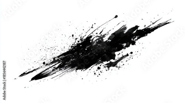 Obraz Dynamic ink splatter in motion