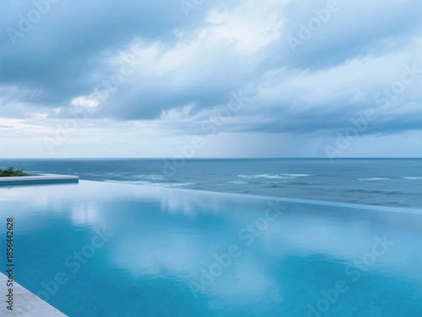 Fototapeta Empty Pools Eerie Liminal Space