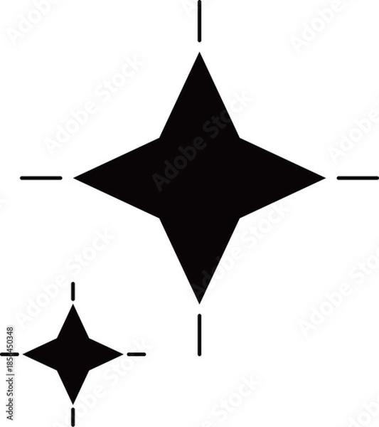 Fototapeta Sparkle きらきらイラスト / Shining Effect