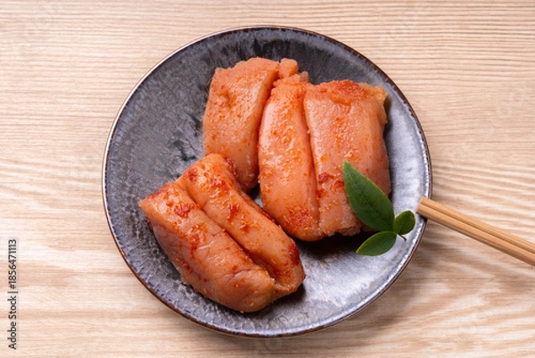 Obraz 辛子明太子（切れ子）