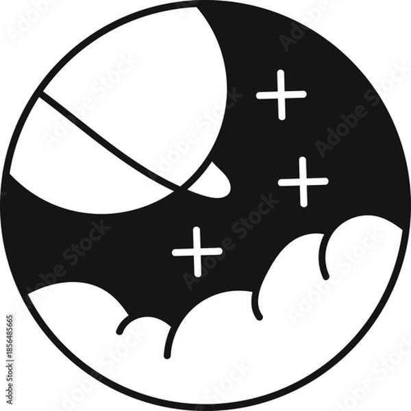 Fototapeta Monoline Badge Design Collection Element