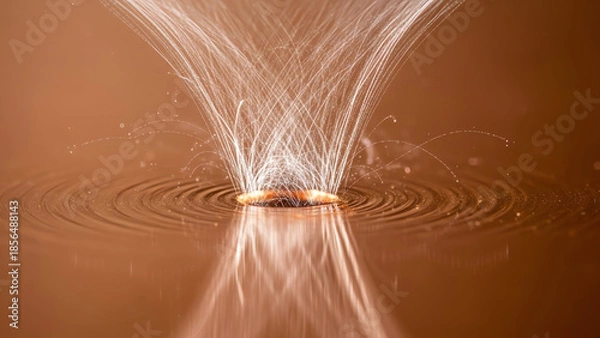 Obraz Water Drop Collision Sparks