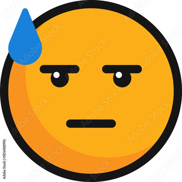 Fototapeta Cute Message App Emoji Pack Element