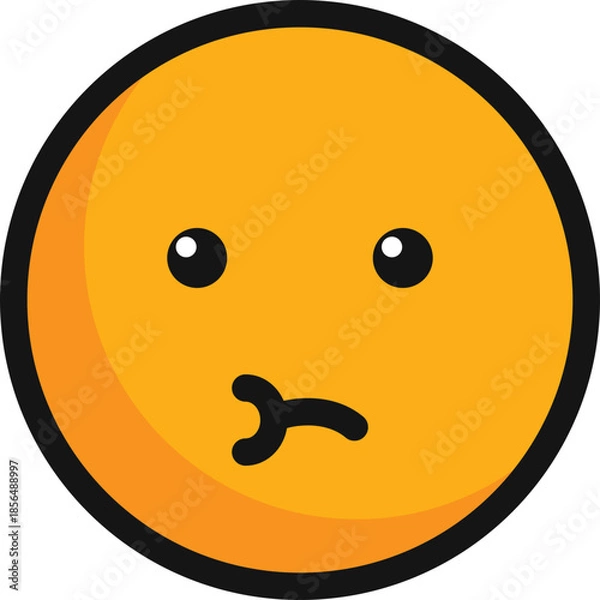 Fototapeta Cute Message App Emoji Pack Element