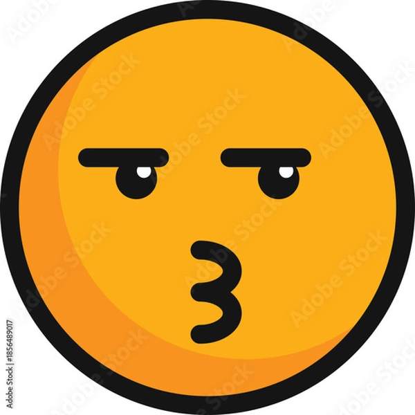 Fototapeta Cute Message App Emoji Pack Element