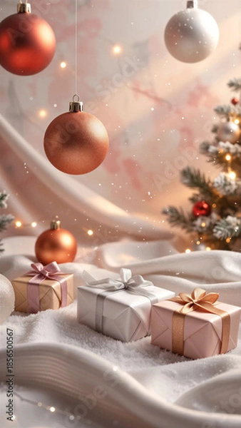 Obraz Modern Abstract Christmas Background