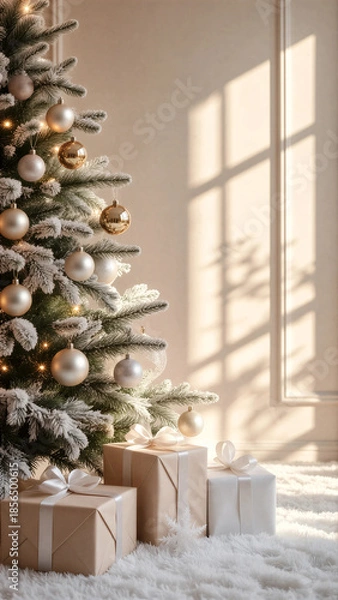 Obraz Elegant Abstract Christmas Background