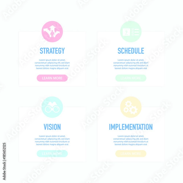 Fototapeta Action Plan Concept