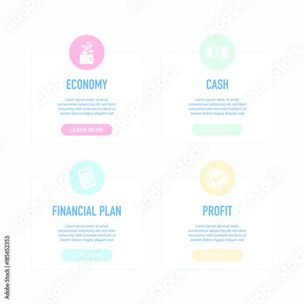 Fototapeta Wealth Management Concept