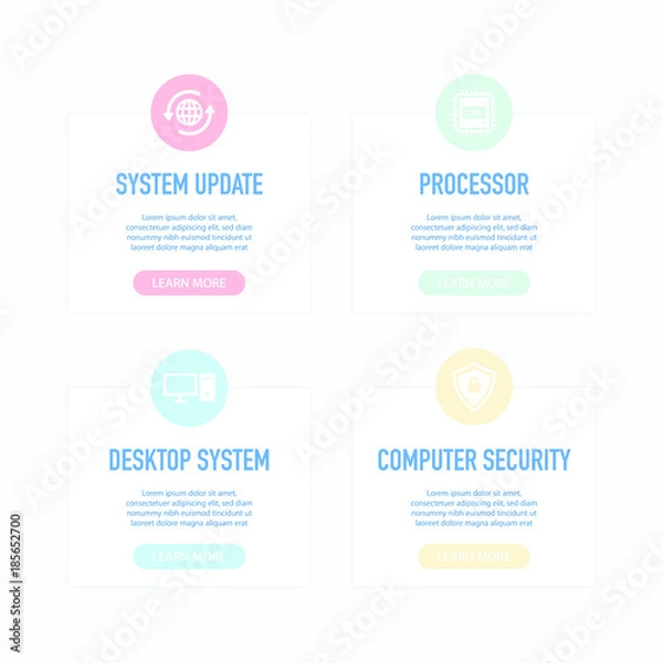 Fototapeta Technology Network Concept