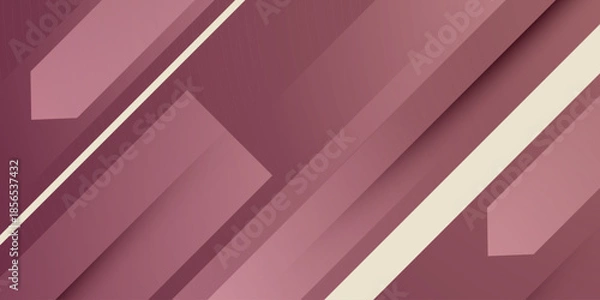 Obraz Abstract luxury brown pattern overlap background. Simple overlap square theme element concept modern background.