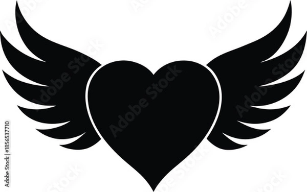 Obraz Heart with Wings