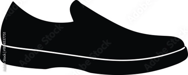 Obraz Slip-On Shoe Silhouette