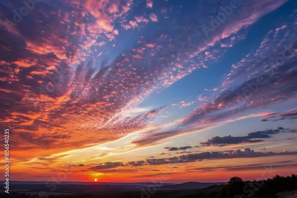 Obraz sunset in the sky