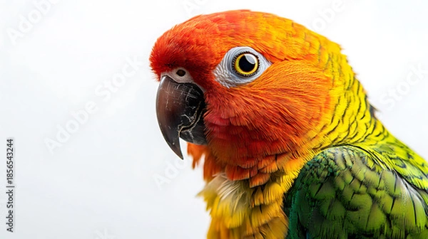 Obraz red and yellow macaw