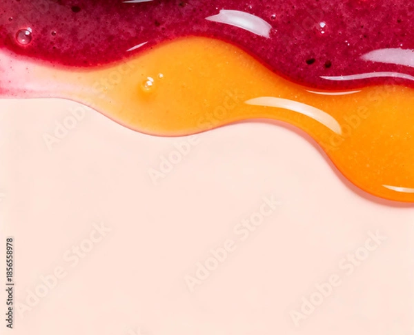 Obraz Vibrant Smoothie Wave Design For Clean Premium Visual Background