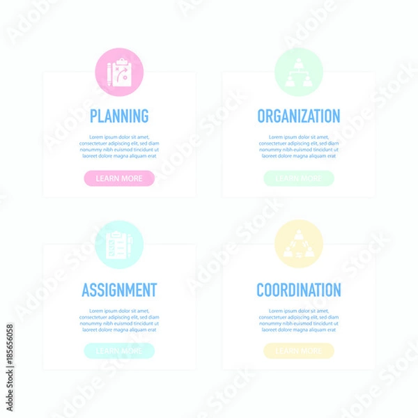 Fototapeta Management Concept