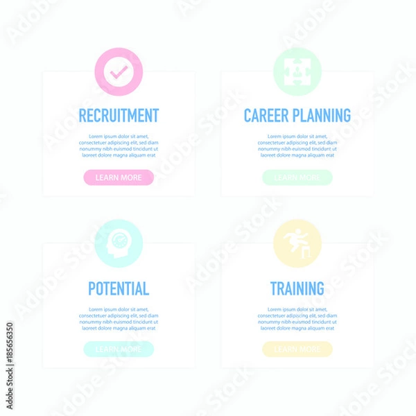 Fototapeta Human Resources Concept