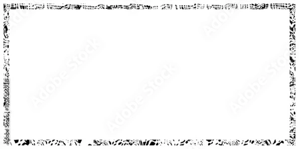 Obraz Grunge frame.Grunge background.Abstract vector template. vector illustration