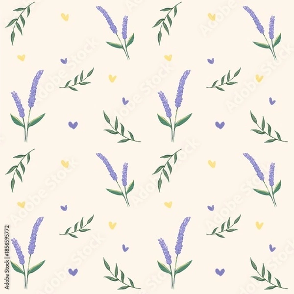 Obraz Lavender seamless