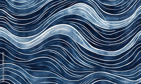 Obraz Tile or carpet pattern background with decorative, symmetrical elements. Ideal for wallpaper, textiles, or digital design projects.