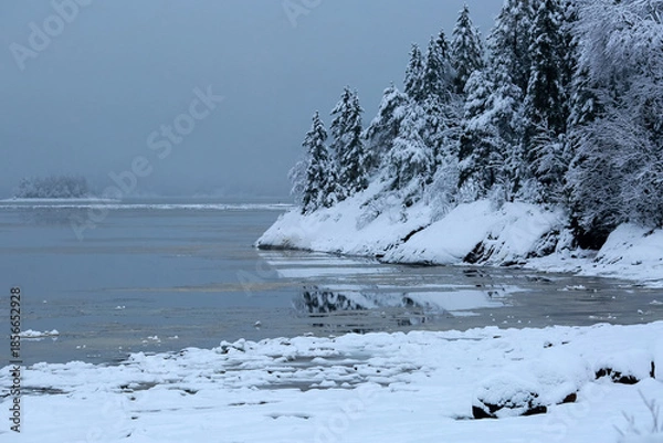Obraz River Aagaardselva, Norway