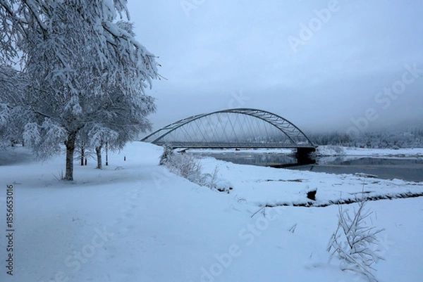 Obraz River Aagaardselva, Norway